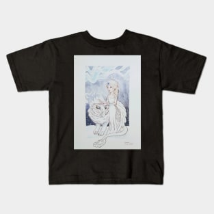 A heart of ice, lonely and alone Kids T-Shirt